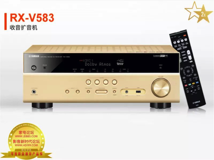获奖信息：家电论坛与HD199论坛联手打造：2017-2018年度影音推荐产品奖